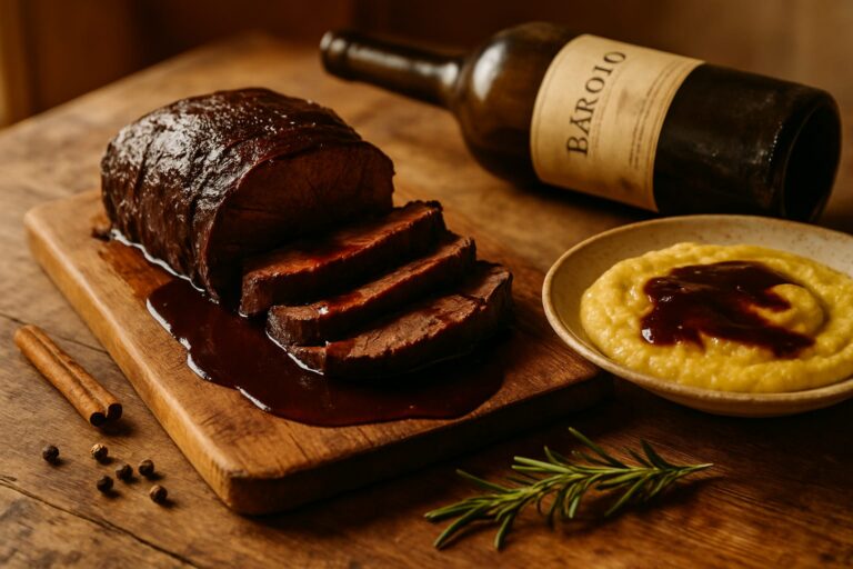 Brasato al Barolo recipe — authentic Italian Piemonte style
