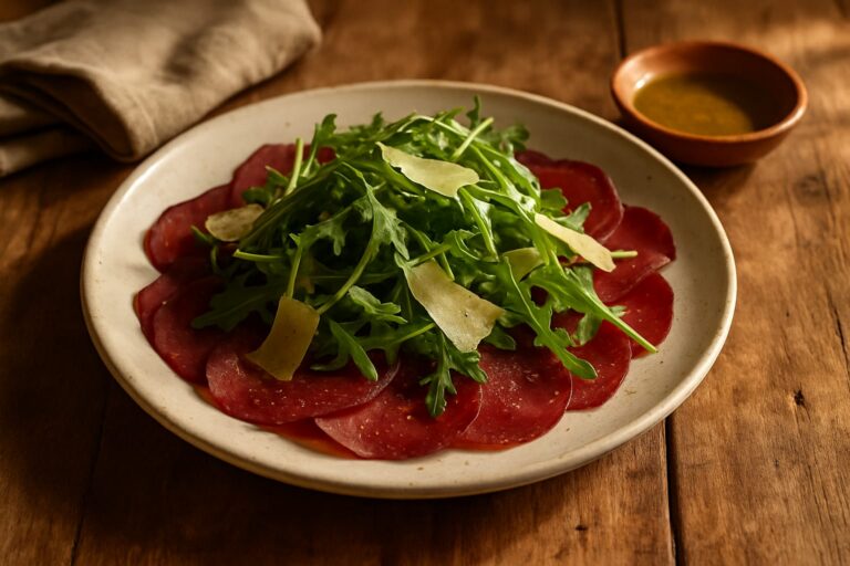 Bresaola della Valtellina con Rucola recipe — authentic Italian Lombardia style