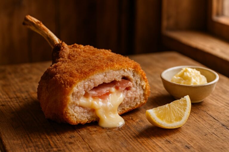 Costoletta alla Valdostana recipe — authentic Italian Valle d'Aosta style