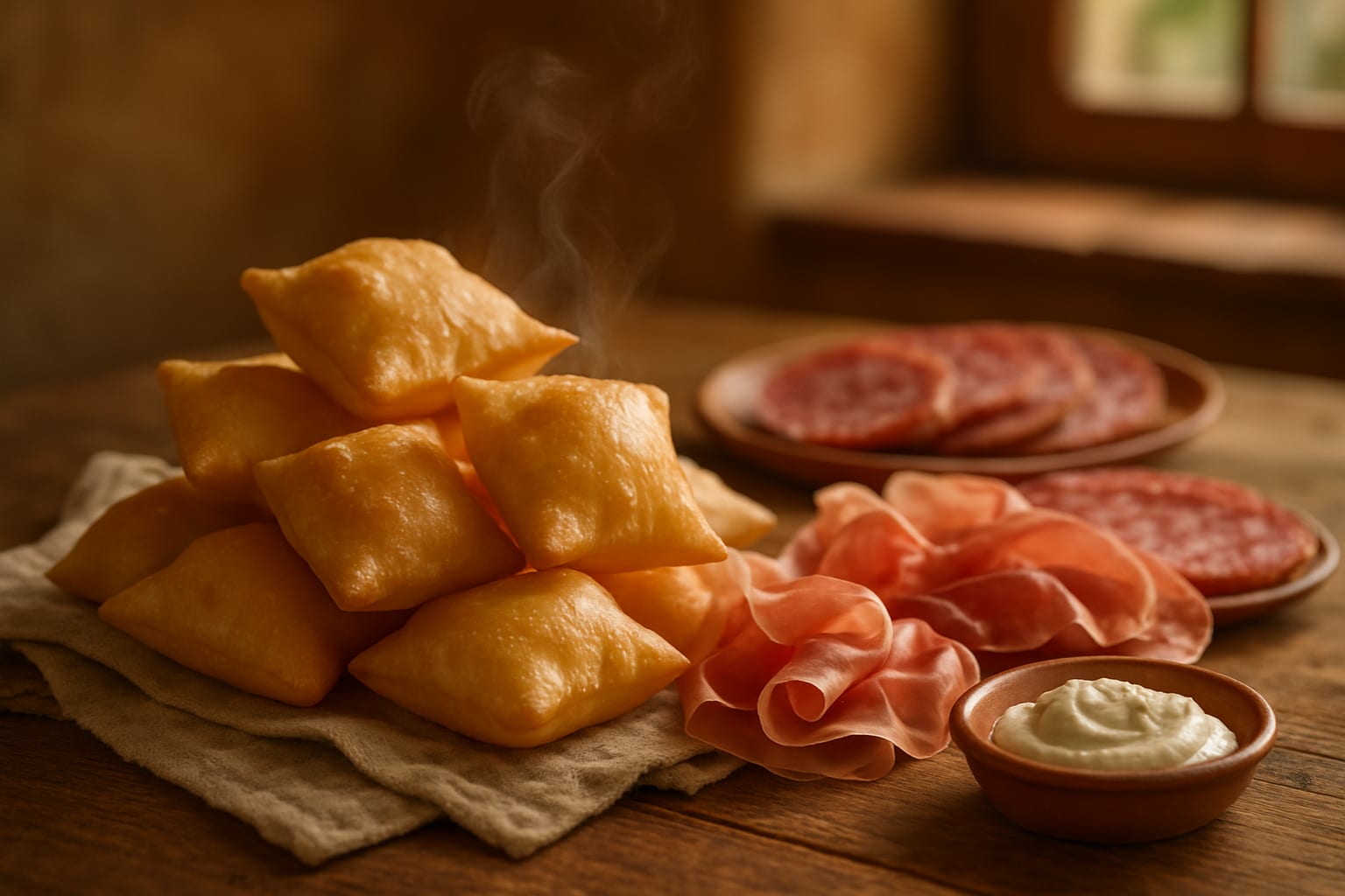 Gnocco Fritto recipe — authentic Italian Emilia-Romagna style