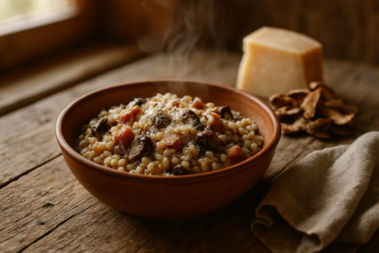 Orzotto alla Trentina recipe — authentic Italian Trentino-Alto Adige style