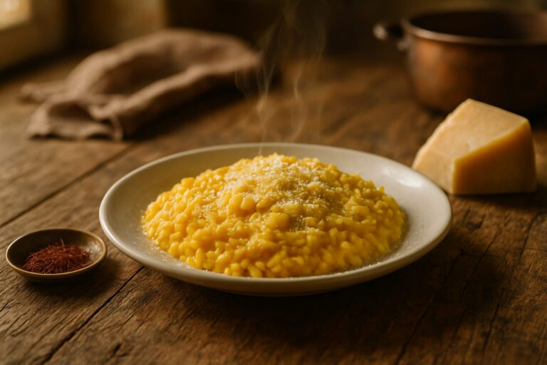Risotto alla Milanese recipe — authentic Italian Lombardia style