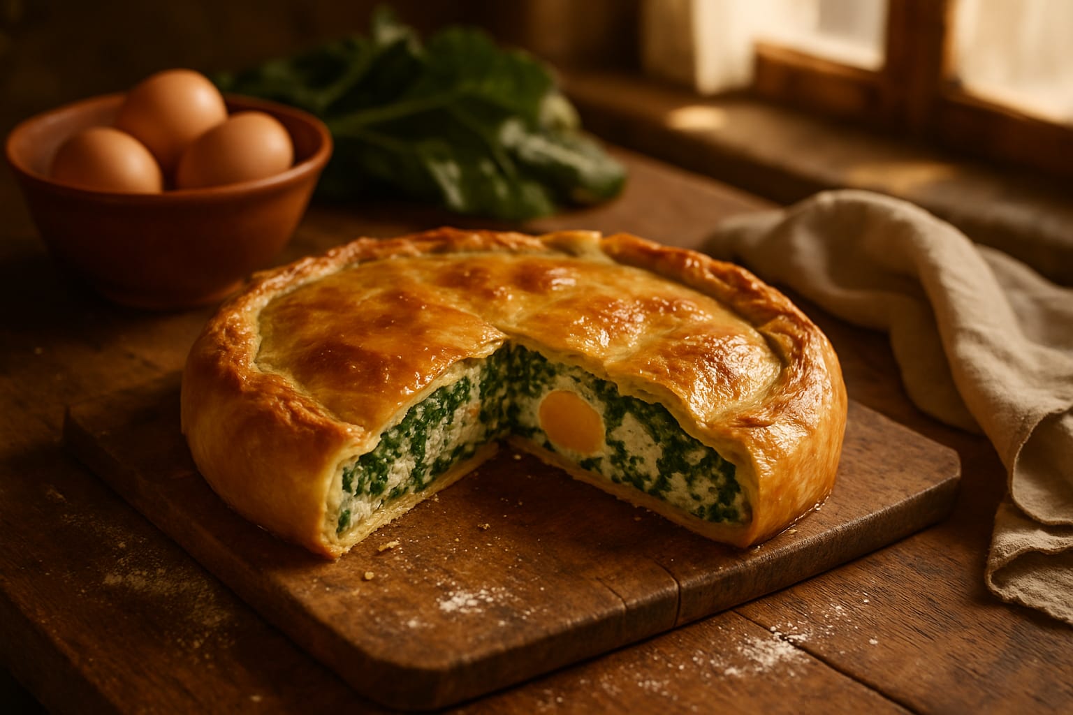 Torta Pasqualina recipe — authentic Italian Liguria style