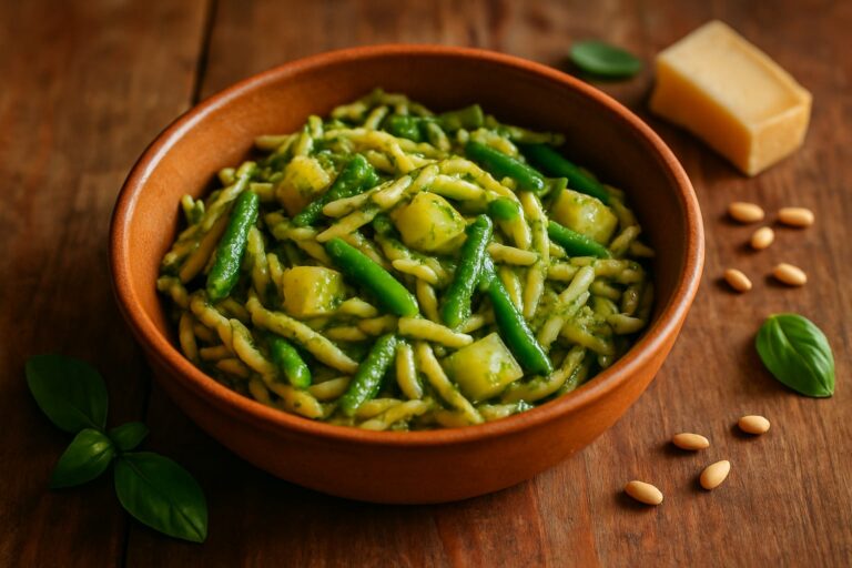 Trofie al Pesto recipe — authentic Italian Liguria style